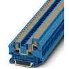 Phoenix Contact 1088732 Doorgangsserieklem 6.2 mm Push-In-klem Blauw 50 stuk(s) Piece