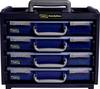raaco HandyBox 55x4 Draagframe voor assortimentsdoos (l x b x h) 376 x 265 x 310 mm Aantal vakken: 4 Variabele onderverdeling Piece Inhoud 1 stuk(s)