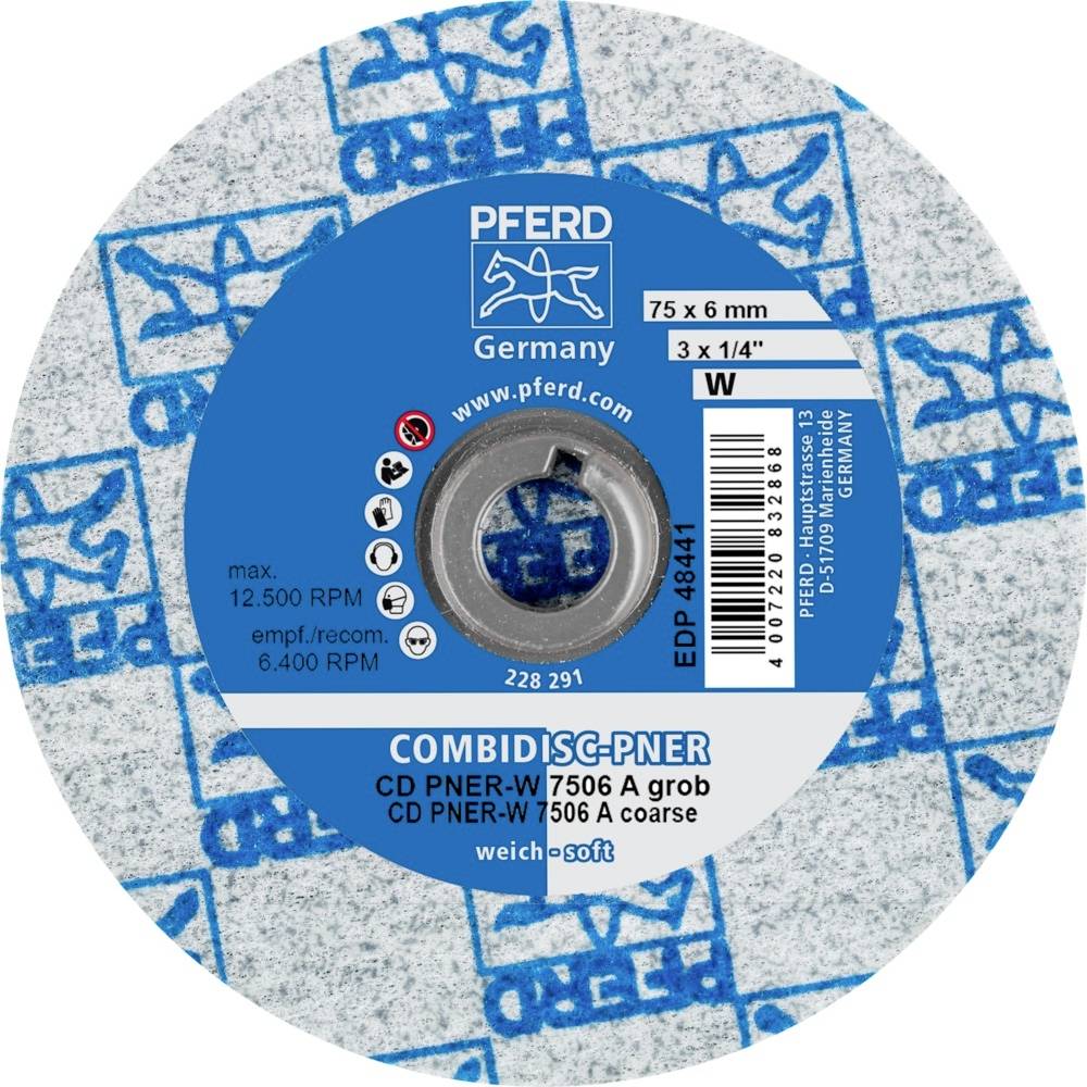 PFERD TOOLS 42759031 Schuurschijf Diameter 75 mm – Foto 2 van 2
