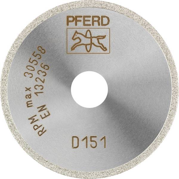 PFERD TOOLS 68405025 D1A1R 50-1,4-10 D 151 GAD Diamanten doorslijpschijf Diameter 50 mm Boordiameter 10 mm Duroplast, Glas, Hardmetaal, Schurende materialen, Technisch keramiek 1 stuk(s)