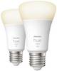 Philips Hue LED-lamp (2 stuks) 871951428919200 Energielabel: F (A - G) Hue White Doppelpack 2x1050lm 75W E27 19 W Warmwit