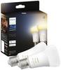Philips Hue LED-lamp (2 stuks) 871951429125600 Energielabel: F (A - G) Hue White Ambiance Doppelpack 2x1100lm 75W E27 11 W Warmwit tot koudwit Energielabel: F (A - G)