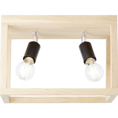 Brilliant 99437/35 Nerea Plafondlamp E27 Eiken-0