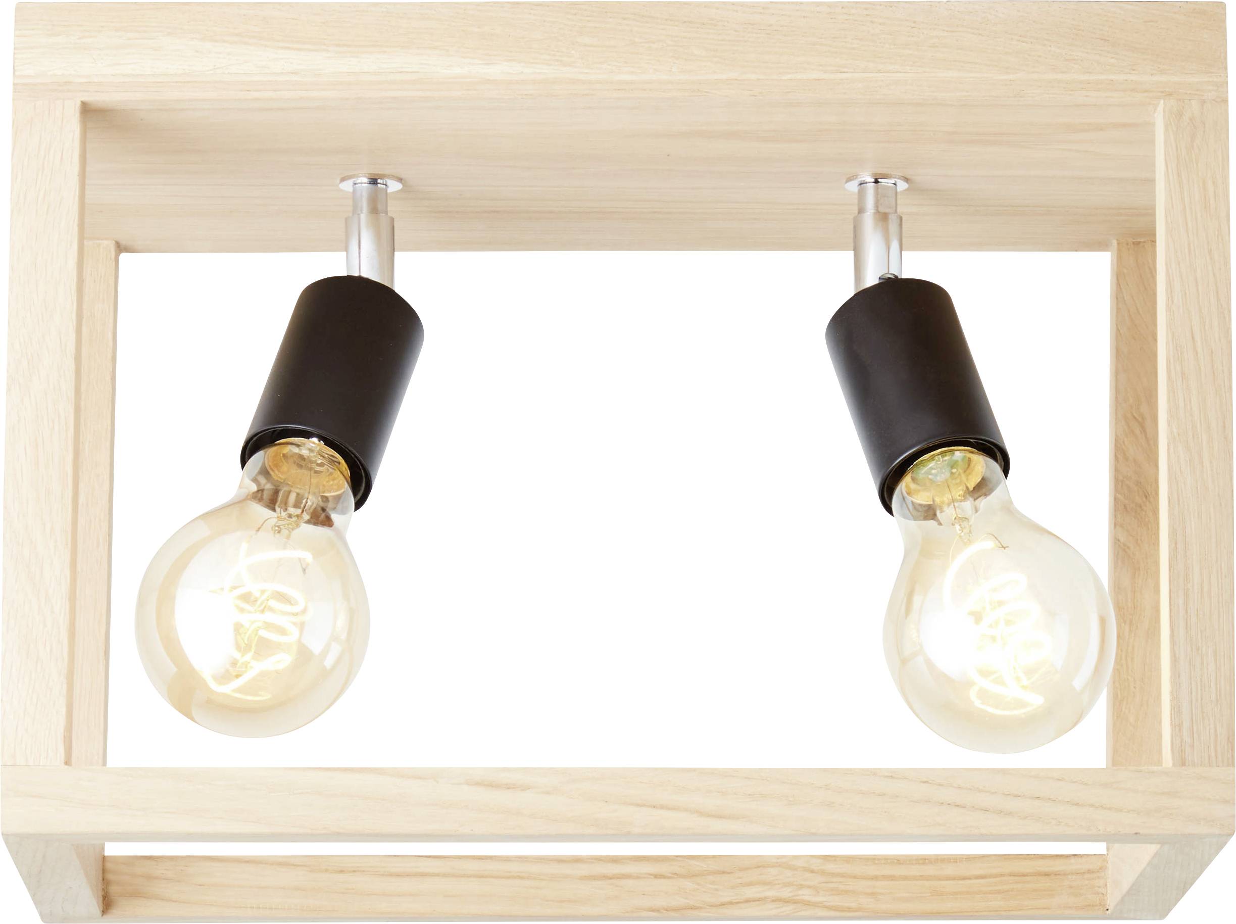 Brilliant 99437/35 Nerea Plafondlamp E27 Eiken-4