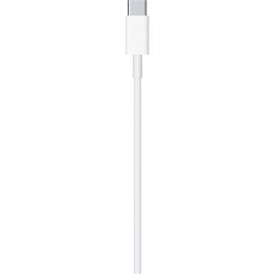 Wit USB-C-kabel, geschikt voor het opladen van apparaten of gegevensoverdracht, met aan beide uiteinden een identieke connector.
