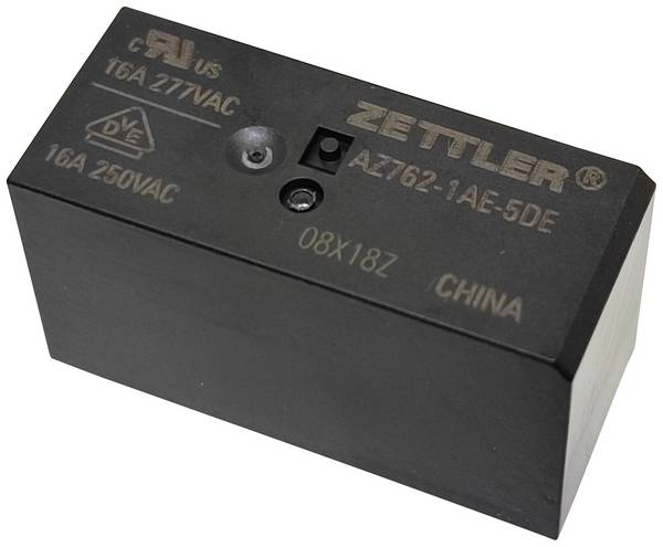 Zettler Electronics AZ762-1AE-12DE Printrelais 12 V/DC 16 A 1x NO 1 stuk(s)