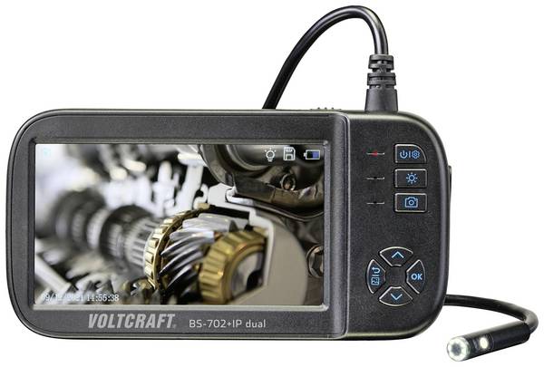 VOLTCRAFT BS-702SE+IP dual lens (2 Kameras) Endoscoop Sonde-Ø: 8 mm Sondelengte: 5 m