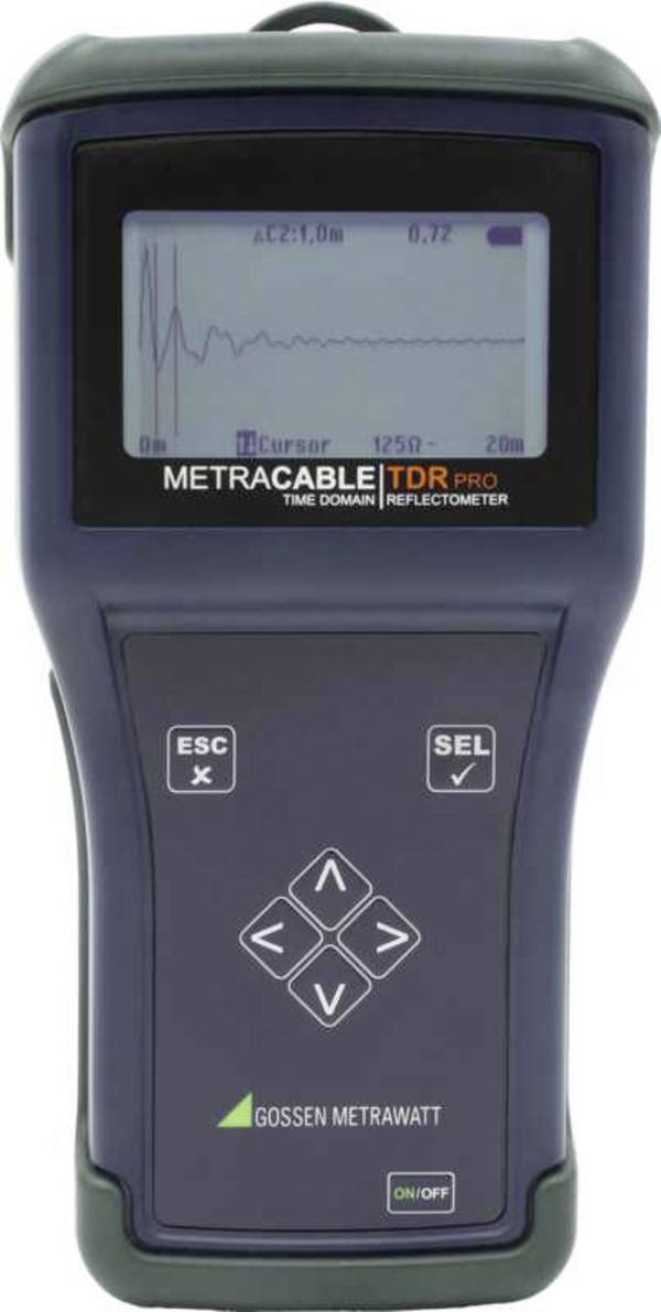 Gossen Metrawatt M281A METRACABLE TDR PRO Kabelmeter  Meetbereik: Telecommunicatie, Netwerk, Audio/Video