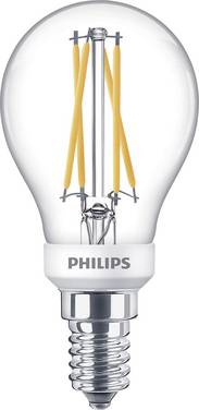 Philips LED 871951432439800 LED-lamp Energielabel D (A - G) E14 Kogel 3.4 W = 40 W Warmwit (Ø x h) 45 mm x 80 mm Dimbaar (dim to warm) 1 stuk(s)