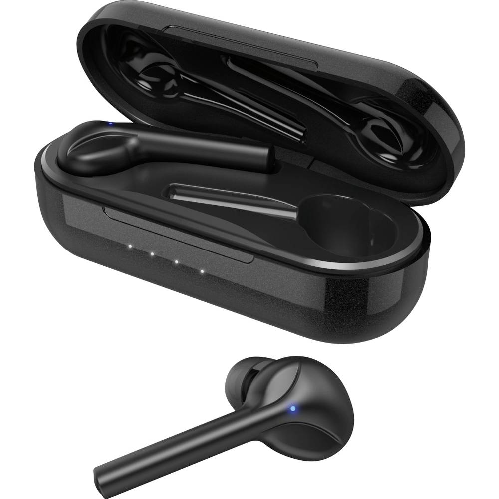 Hama Spirit Go In Ear oordopjes Bluetooth Zwart Headset, Touchbesturing