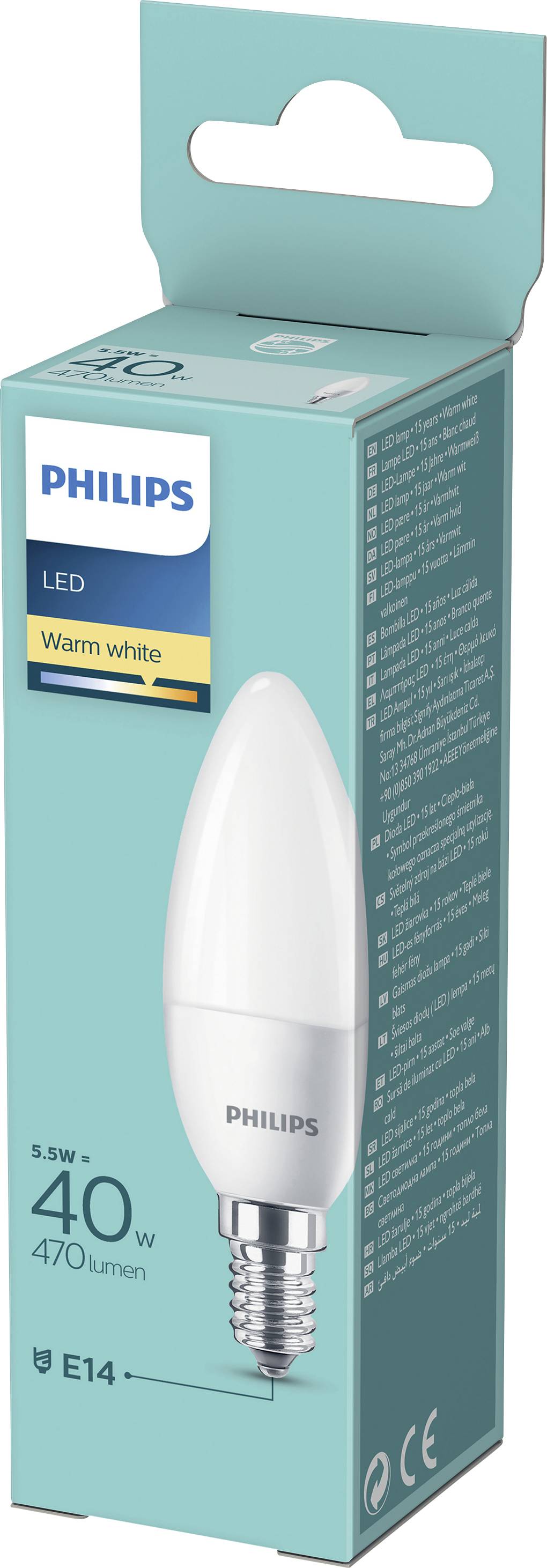 LED Candle 5-40W E14 B35 827 FR ND - 1 - stuk - extra warm wit-3