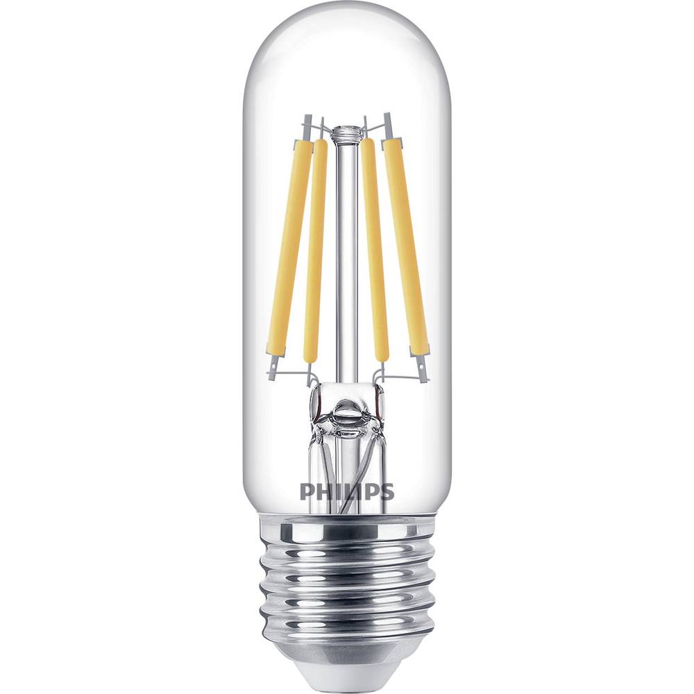 Philips Lighting 871951436132400 LED-lamp Energielabel E (A - G) E27 Staaf 6.5 W = 60 W Warmwit (Ø x l) 32 mm x 106 mm 1 stuk(s)