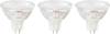 Sygonix SY-4893258 LED-lamp Energielabel E (A - G) GU5.3 3.4 W = 35 W Warmwit (Ø x h) 50 mm x 44 mm 3 stuk(s)