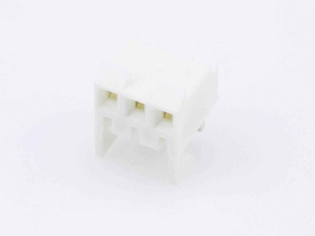 Molex 09481034 Female header, inbouw (standaard) Totaal aantal polen: 3 Rastermaat: 3.96 mm Inhoud: 1 stuk(s) Tray