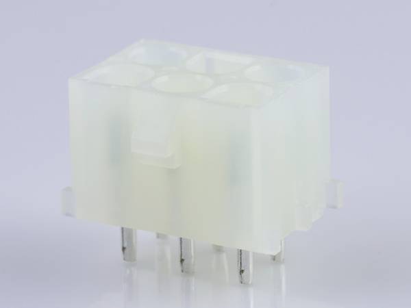 Molex 10844062 Female header, inbouw (standaard) Totaal aantal polen: 6 Rastermaat: 6.35 mm Inhoud: 1 stuk(s) Carton