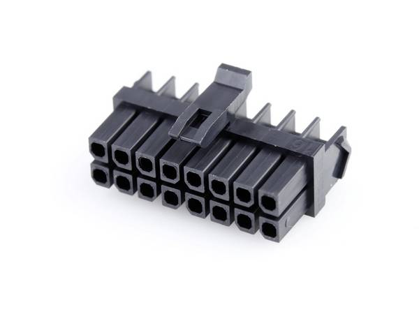 Molex 1729521601 Female behuizing (kabel)  Totaal aantal polen: 16 Rastermaat: 3 mm Inhoud: 1 stuk(s) Bag