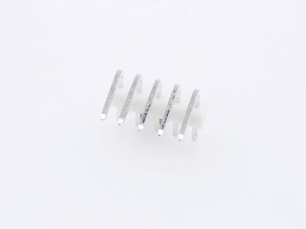 Molex 22052051 Male header, inbouw (standaard) 254 Totaal aantal polen: 5 Rastermaat: 2.54 mm Inhoud: 1 stuk(s) Bag