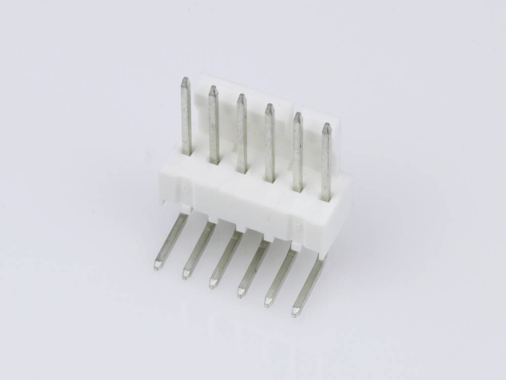 Molex 22053061 Male header, inbouw (standaard) 254 Totaal aantal polen: 6 Rastermaat: 2.54 mm Inhoud: 1 stuk(s) Bag