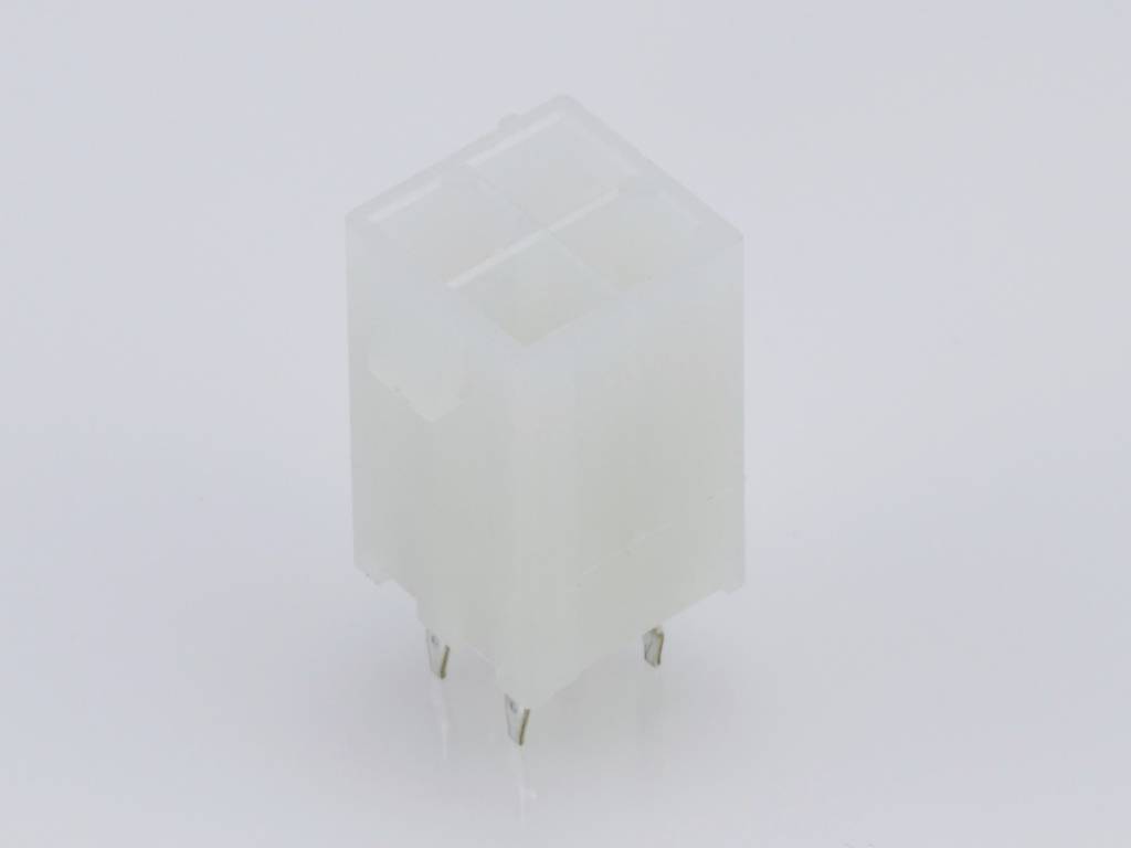 Molex 39281043 Female header, inbouw (standaard) Totaal aantal polen: 4 Rastermaat: 4.2 mm Inhoud: 1 stuk(s) Bag
