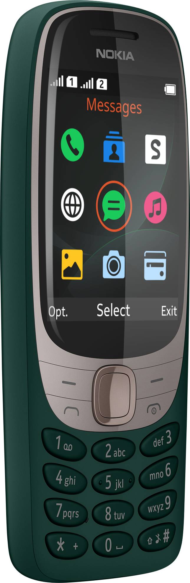 Nokia 6310 Dual-SIM telefoon Groen-1