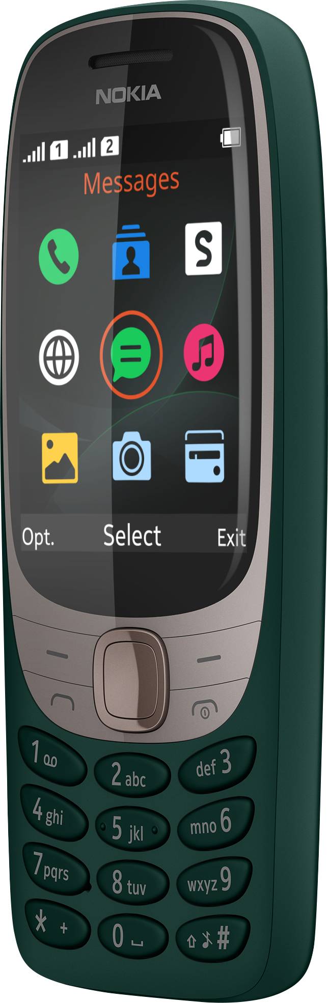 Nokia 6310 Dual-SIM telefoon Groen-2