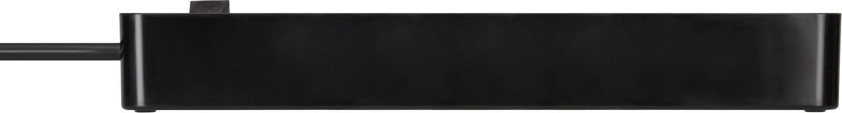 Een zwart, rechthoekig elektronisch onderdeel met een kabel aan de linkerkant. Mogelijke toepassing in computer- of audiotechniek.