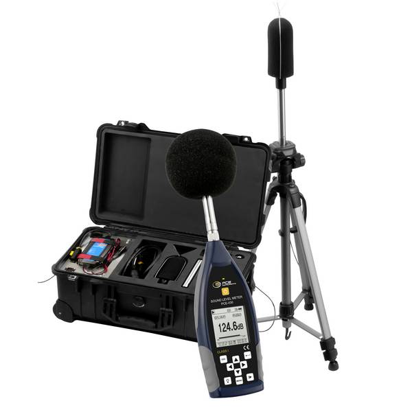 PCE Instruments PCE-430-EKIT Decibelmeter Datalogger 22 - 136 dB 3 Hz - 20 kHz USB