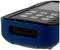 Handmeetapparaat met een blaue behuizing, display en toetsen voor het meten van laagdiktes; USB-poort onderaan zichtbaar.