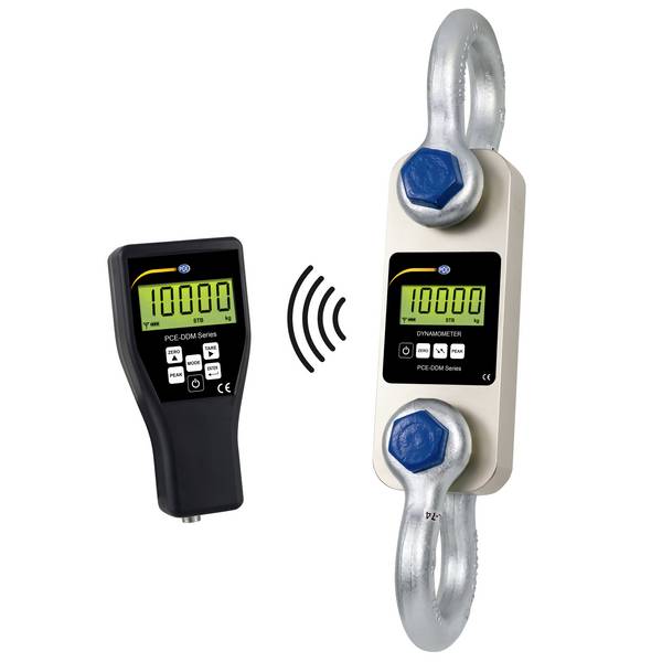 PCE Instruments PCE-DDM 10 PCE-DDM 10 Kraanweegschaal  Weegbereik (max.) 10000 kg  werkt op batterijen Metaal