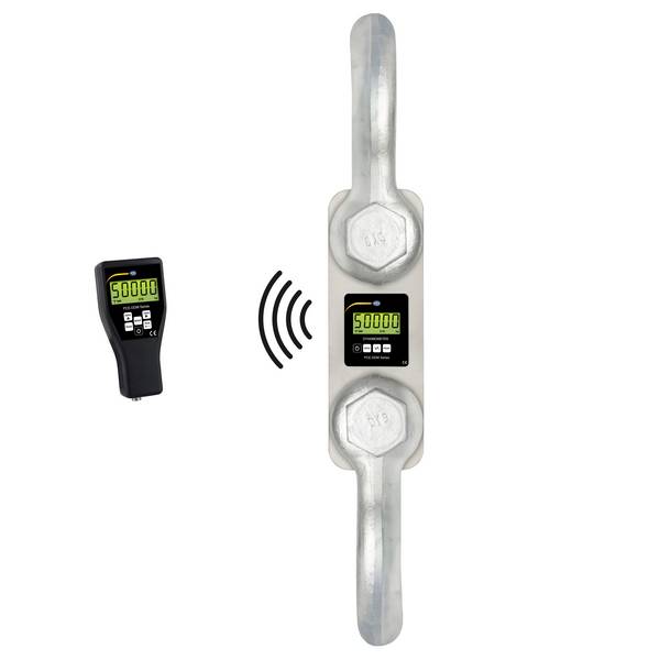 PCE Instruments PCE-DDM 50 PCE-DDM 50 Kraanweegschaal  Weegbereik (max.) 50000 kg  werkt op batterijen Metaal