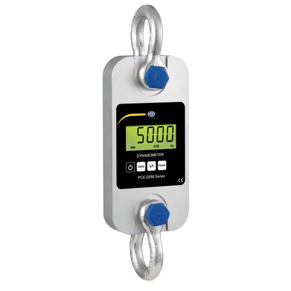 PCE Instruments PCE-DDM 5WI PCE-DDM 5WI Kraanweegschaal  Weegbereik (max.) 5000 kg  werkt op batterijen Metaal