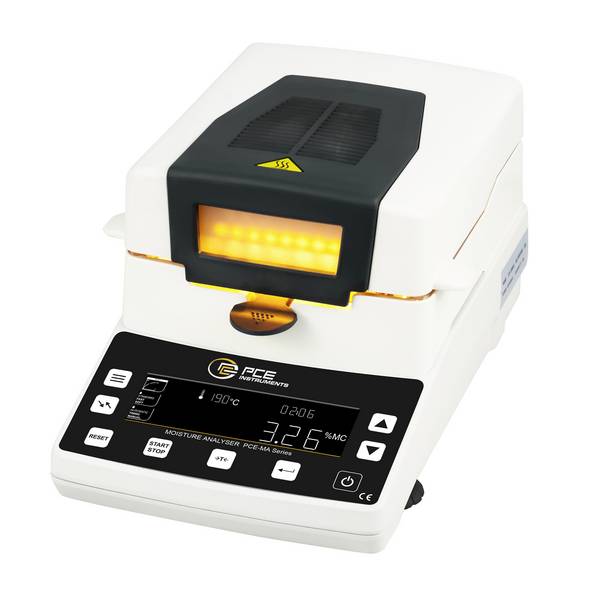 PCE Instruments PCE-MA 110 Analyse weegschaal  Weegbereik (max.) 110 g Resolutie 0.01 g