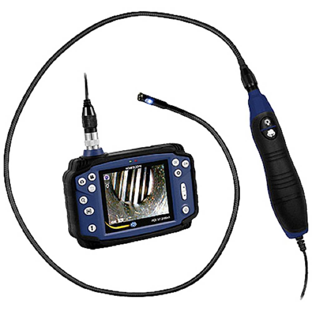 Inspectiecamera - diameter camerakop: 9 mm - 2600 mAh oplaadbare batterij - 3,5 " LC-display - kabellengte 3 m - kaartingang voor micro SD-kaart
