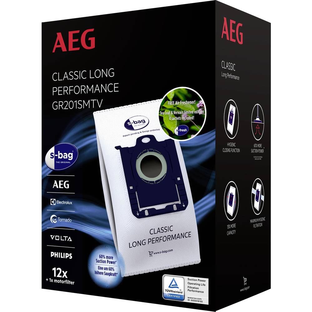Image of AEG AEG GR201SMTV s-bag VX4 8 Sacchetto aspirapolvere 1 pz.
