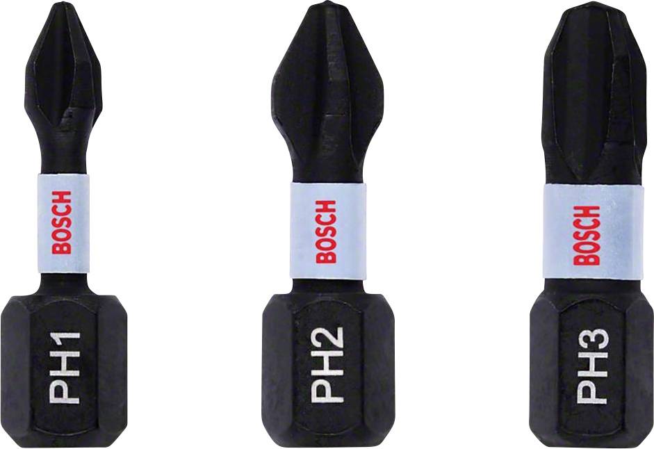 Bosch Accessories Bosch Power Tools 2608522470 Kruis-bit 3-delig Kruiskop Phillips Torsion zone