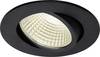 SLV 1003057 Plafondlamp LED vast ingebouwd Zwart