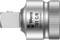 Metalen bithouder van Wera, model 781 C/B, met de aanduiding 'non-impact'.