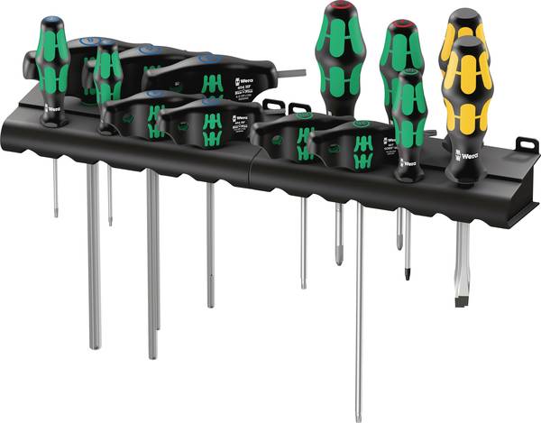 Wera Bicycle Big-Pack 1 Schroevendraaierset  14-delig Zeskant, Torx, Plat, Kruiskop Phillips