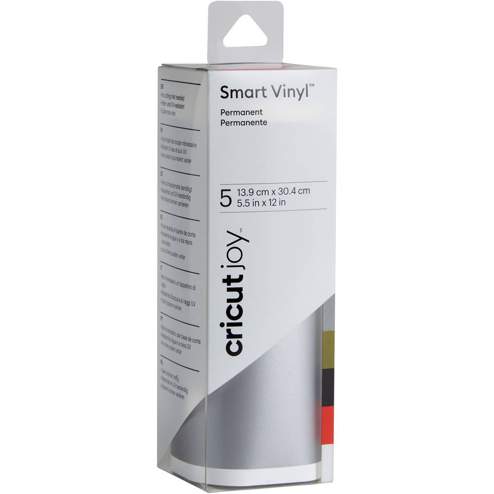 Cricut Joy Smart Vinyl | permanent | elegance smpler| 5 vellen |  14x30cm