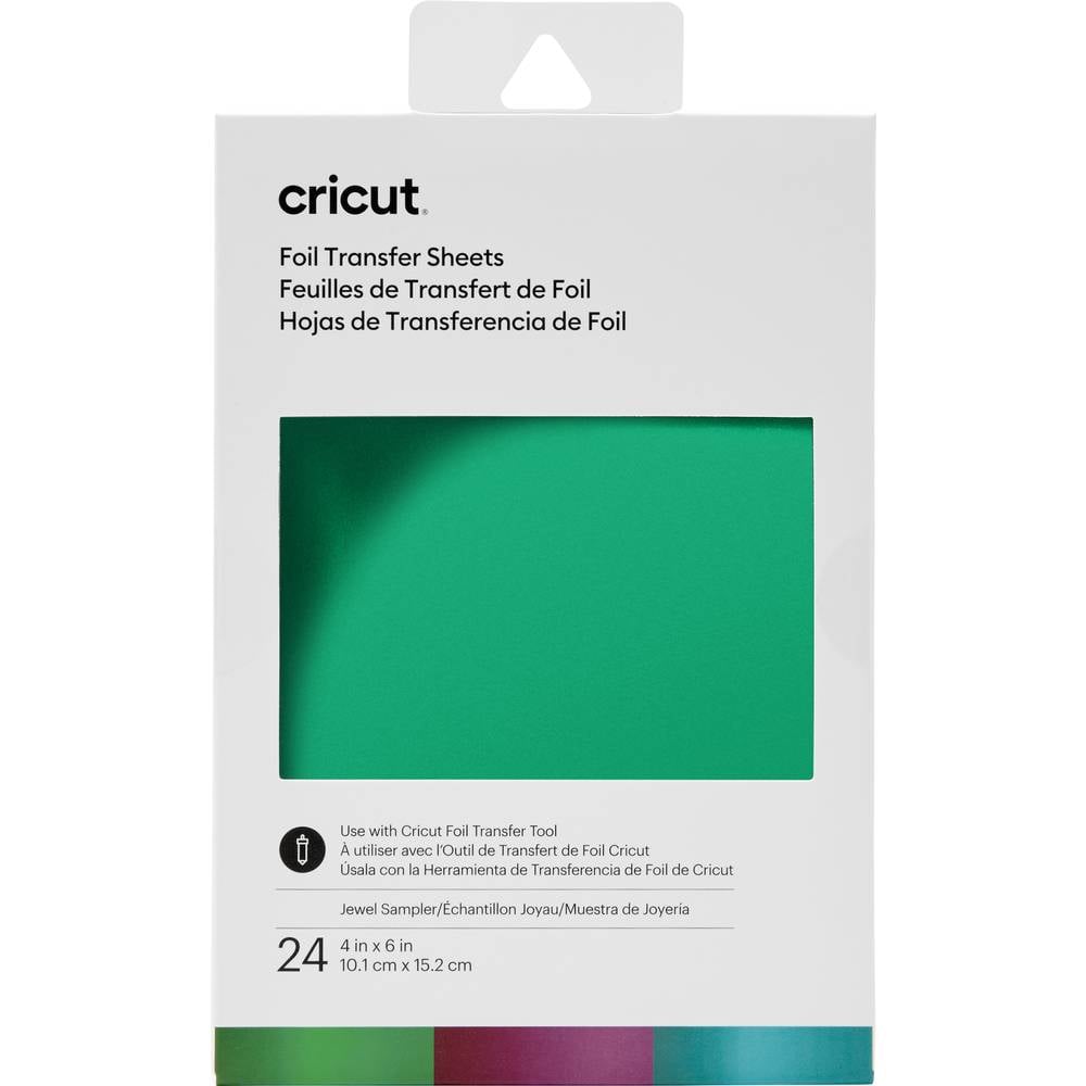 Cricut Transfer Foil Sheets Sampler 10x15cm 24 sheets (Jewel)