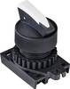 TRU COMPONENTS TC-9860136 S2SRN-S5W Keuzetoets Knevel Wit 2 x 60 ° 1 stuk(s)