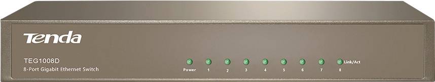 Tenda TEG1008D TEG1008D Netwerk switch 8 poorten 10 / 100 / 1000 MBit/s