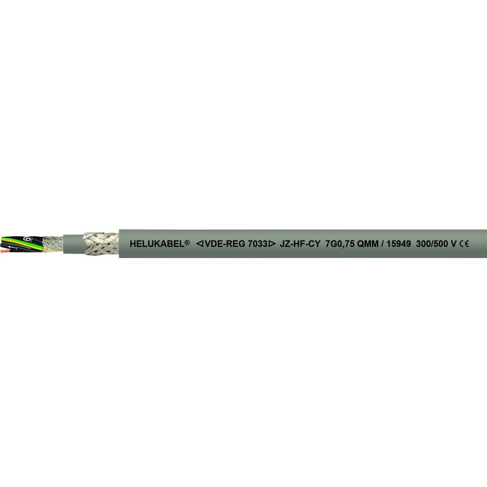Helukabel 15951-500 Geleiderkettingkabel JZ-HF-CY 18 G 0.75 mm² Grijs 500 m