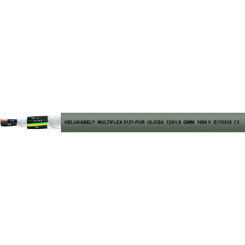 Helukabel 21564 Geleiderkettingkabel M-FLEX 512-PUR UL 12 G 0.50 mm² Grijs 100 m