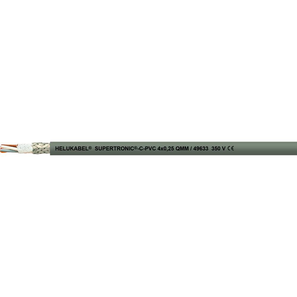 Helukabel 49621 Geleiderkettingkabel S-TRONIC®-C-PVC 3 x 0.14 mm² Grijs 100 m