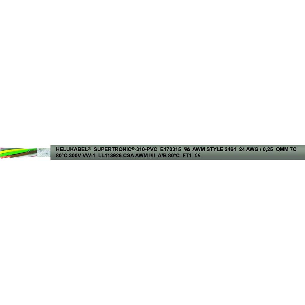 Helukabel 49891 Geleiderkettingkabel S-TRONIC 310-PVC 12 x 0.14 mm² Grijs 100 m