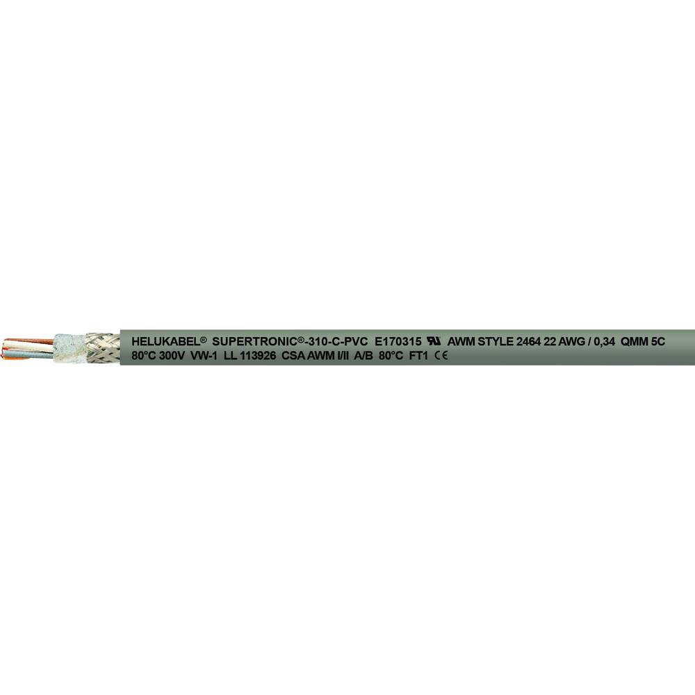 Helukabel 49928 Geleiderkettingkabel S-TRONIC-310-C-PVC 18 x 0.14 mm² Grijs 100 m