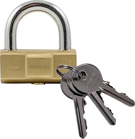 Stanley 81123 371 401 Hänglås 70 mm Nyckel