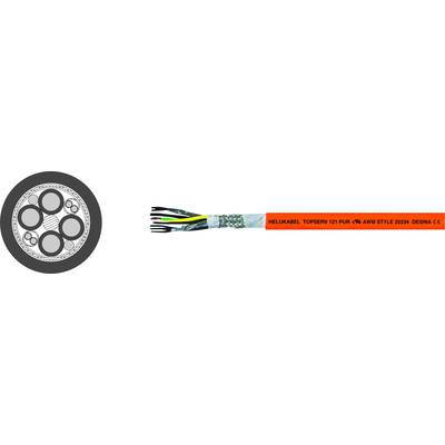 Helukabel TOPSERV® 121 Servokabel 4 G 6.00 mm² + 2 x 1.00 mm² Oranje 700563 100 m