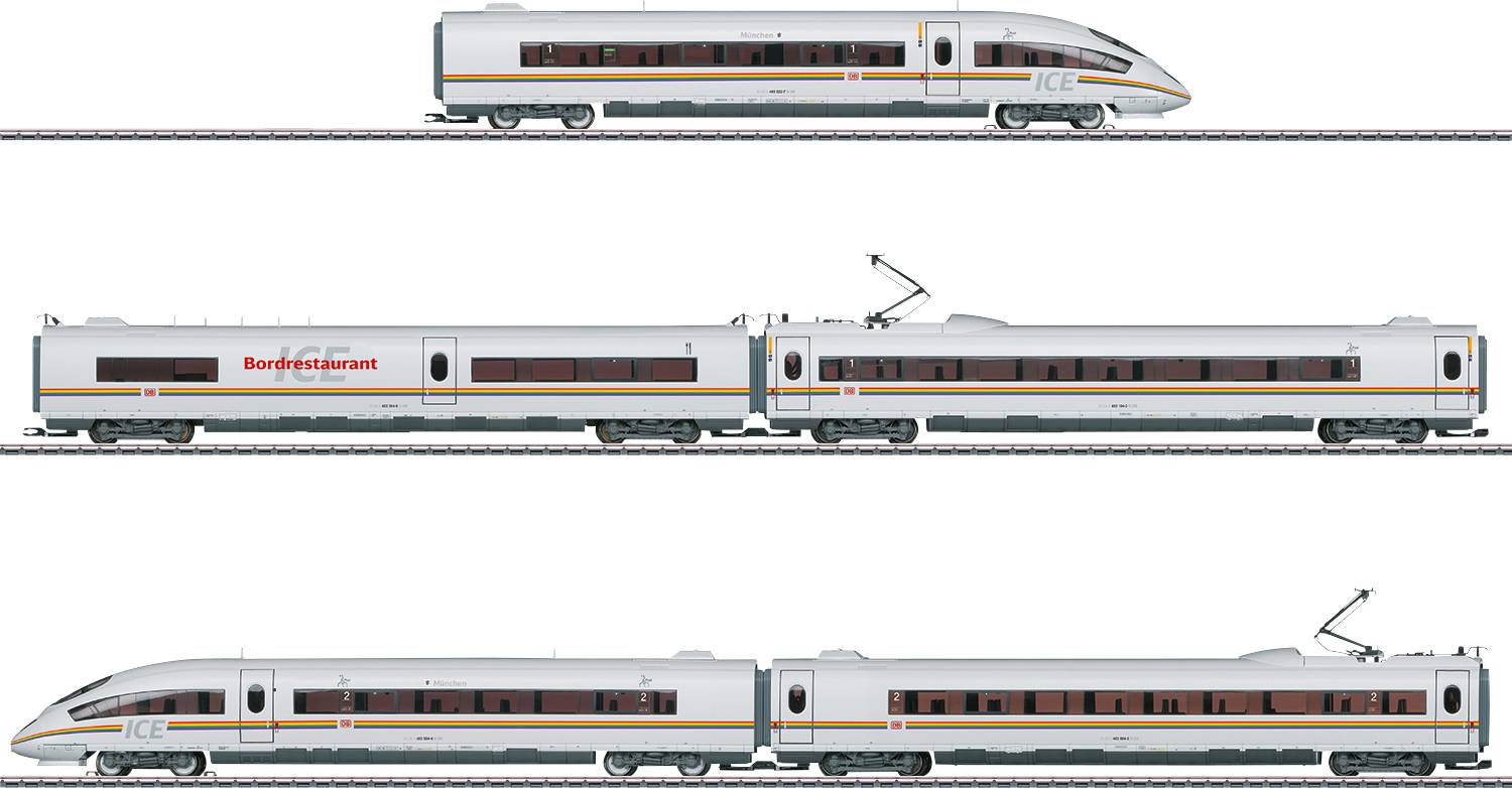 Märklin 037784 H0 ICE 3 Railbow, 5-delig, DB AG